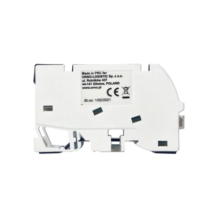 Blok rozdzielczy 4-rzędowy, 11 przewodów, ORNO 8202