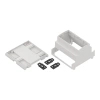 Obudowa modułowa na szynę DIN ZD1005J, 89,8 × 89,4 × 65,2 mm, ABS, szara, Kradex