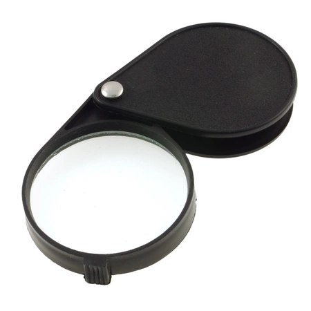 Lupa kieszonkowa, składana, 6 dioptrii, fi 60mm