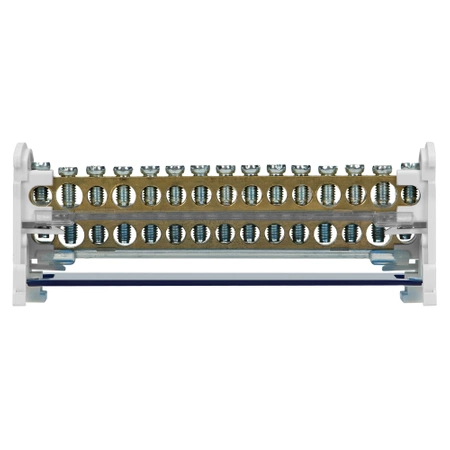 Blok rozdzielczy 2-rzędowy, 15 przewodów, ORNO 8201