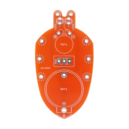 ROBO-BUG DIY - Czerwony wędrujący robaczek LED do zlutowania