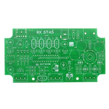 Czteropasmowy odbiornik STAŚ. Odbiornik CW/SSB początkującego nasłuchowca (80/40/30/20m), PCB do projektu AVT3230