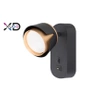 Kinkiet GX53 z USB, oświetlenie do czytania, czarny+złoty, XUDO IK271B