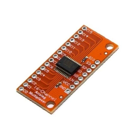 Multiplekser analogowy 16-kanałowy z układem CD74HC4067, do Arduino