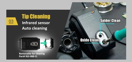 Stacja lutownicza z odsysaczem i dodatkową lutownicą Proskit SS-988B