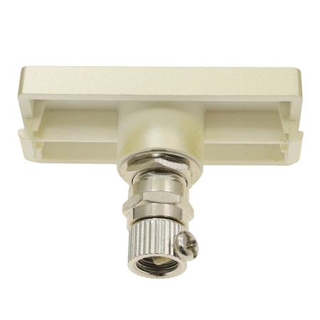 Moduł 1/2 - gniazdo antenowe TV - złoty - kompatybilny z ramkami Tawoia Glass