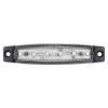 Lampa obrysowa LED biała 6 diod 12/24 V, 96 × 20 mm, montaż poziomy i pionowy - L2254-B