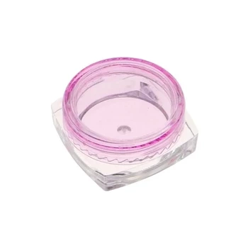 Pojemniczek kwadratowy 3ml - Pudełeczko plastikowe - organizer zakręcany