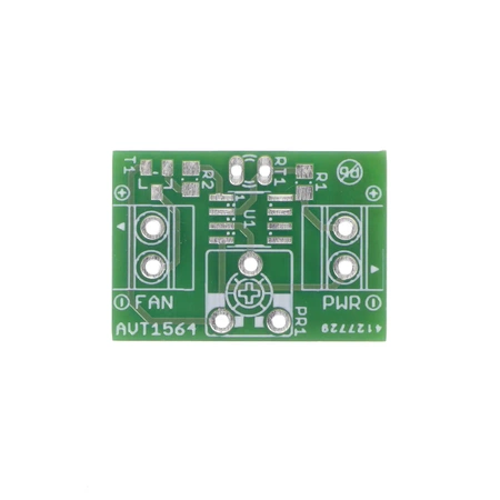 Sterownik wentylatora 12V, PCB do projektu AVT1564