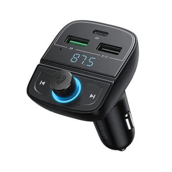 Transmiter FM, Bluetooth 5.0, USB QC 3.0, USB-C PD, microSD CD229 UGREEN