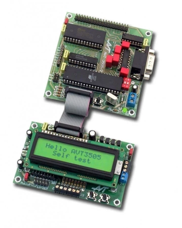 Płytka testowa kursu - zlutowany KIT AVT 3505