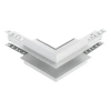 Łącznik kątowy do szyny magnetycznej zewnętrzny podtynkowy biały M-LINE
