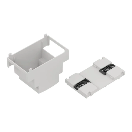Obudowa modułowa na szynę DIN ZD1003J, 90 × 53,7 × 65,2 mm, ABS, szara, Kradex