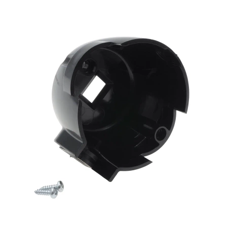 Włącznik światła pojedynczy, montaż natynkowy, kolor czarny, seria Retro PRL