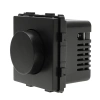 Ściemniacz dimmer 500W, 80W dla LED, regulator obrotów wentylatora - szklana ramka - czarny - Tawoia Glass