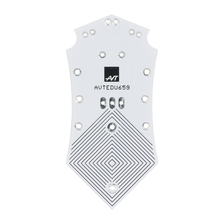 Biały robaczek DIY do nauki lutowania AVT EDU659