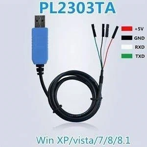 Konwerter USB-UART/RS232 - z przewodem 100cm - PL2303TA - Arduino