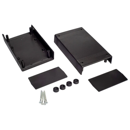 Obudowa uniwersalna z panelem do elektroniki 92,5 × 147,6 × 50,3 mm ABS czarny KRADEX Z50B