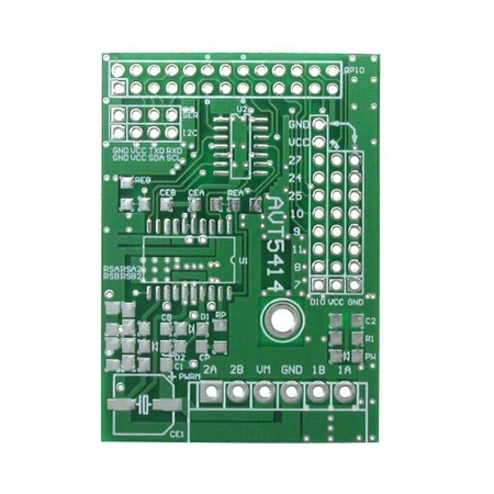 Moduł rozszerzeń dla Raspberry Pi. Sterownik silników prądu stałego, PCB do projektu AVT5414