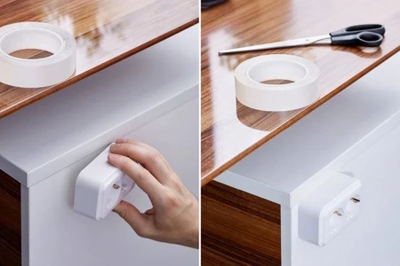 Taśma montażowa wielokrotnego użytku, transparentna, 3m