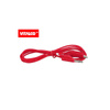 Przewód pomiarowy z krokodylkiem, 150cm, czerwony, Vitalco NMP342