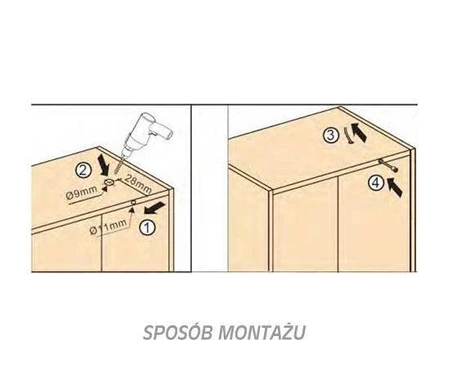 Włącznik meblowy IR, 12-24V DC, max 30W, DOOR1