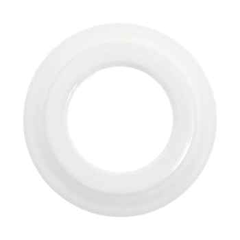 Ramka pojedyncza okrągła ceramiczna biała Ceramic Loft