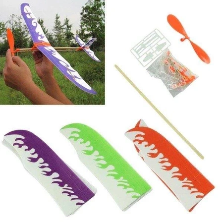 Samolot z napędem gumowym Thunder Bird 50cm