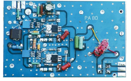 Wzmacniacz mocy na pasmo 80m - PCB do projektu AVT 2902