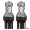 Żarówki LED W21/5W 7443 dwufunkcyjne bez CANBUS 12/24 V, 15 diod SMD 3030, białe, 2 szt. - AMiO 04998