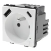 Gniazdo elektryczne z uziemieniem z USB A+C 20W z pomiarem energii (watomierz) WiFi i Bluetooth białe podtynkowe z ramką szklaną - TAWOIA Smart Home