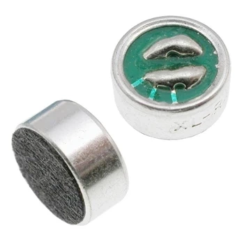 Mikrofon pojemnościowy elektretowy 9,7 × 5 mm, 4,5 V, z polami lutowniczymi, KPCM28B