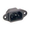 Gniazdo zasilania IEC męskie, przykręcane