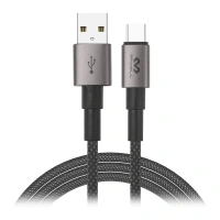 Kabel USB-A do USB-C 3A 1,2m czarny Miccell