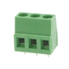 Złącze śrubowe do druku, 3 pola, raster 5mm, wysokość 14,1mm, 300V / 10A, 2,5mm², PA66, Degson DG128