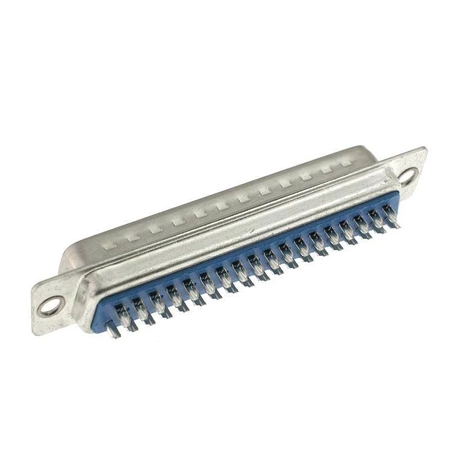 Wtyk D-Sub męski DB37 37-pin prosty do lutowania Connfly do elektroniki i automatyki