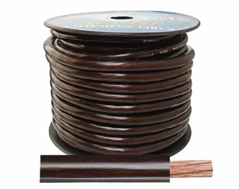 Przewód zasilający Car Audio 2 Ga, średnica 12 mm, czarny, 1 mb