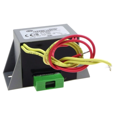 Transformator sieciowy TSZZBD 12/001M [230V/12V-1A] do domofonów, wyprowadzenia: przewody