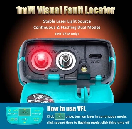 Miernik mocy optycznej światłowodów, Proskit MT-7618