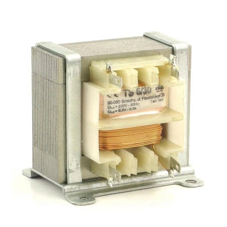 Transformator sieciowy TS 6/30, 6VA, 8,5V, 0,7A, rdzeń EI 48/16, Indel
