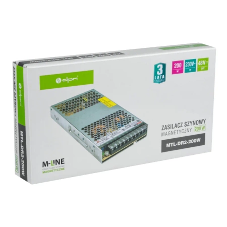 Zasilacz zewnętrzny do szynoprzewodów magnetycznych 200W 48V DC M-LINE