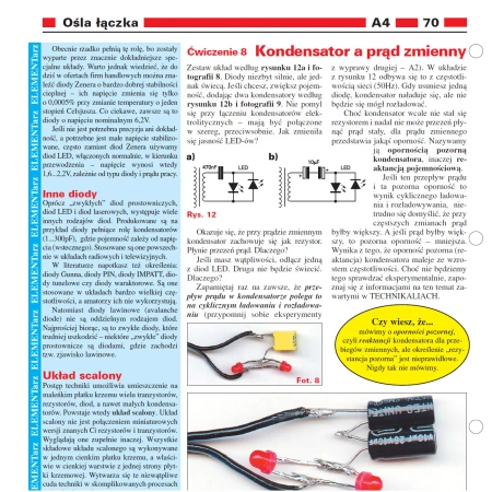 Zestaw elementów do nauki elektroniki. Kurs dla początkujących - Lekcja nr 4 - 18 ćwiczeń - EDW A04