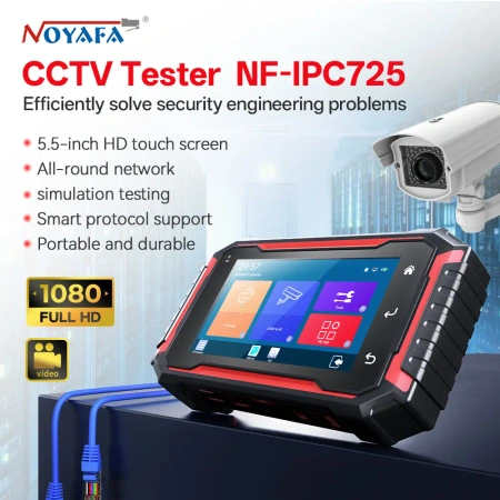 Tester CCTV IP Noyafa NF-IPC725 – zaawansowane narzędzie do instalacji i diagnostyki monitoringu