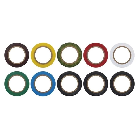 Taśma izolacyjna, 15 mm, 10 m, 10 rolek, PVC, EMOS F615992