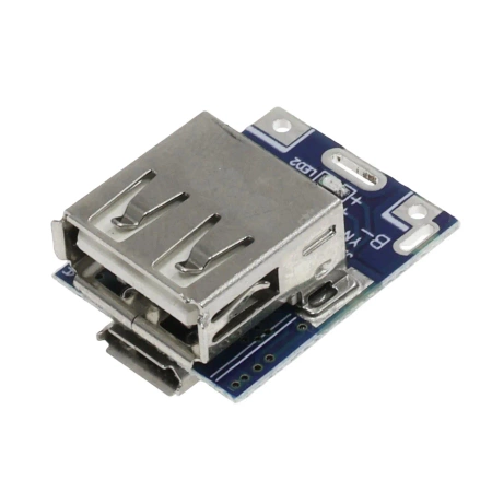 Moduł ładowania i ochrony ogniw, USB 5V - do budowy PowerBanku, Li-Po, Li-Ion