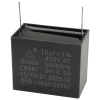 Kondensator rozruchowy do silnika 10µF 450VAC, CBB61, do druku, 47 × 28 × 39 mm, EPERS