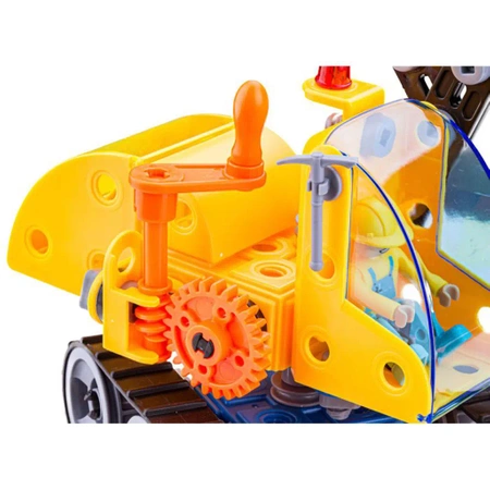 Klocki konstrukcyjne: Maszyny, pojazdy budowlane 6w1