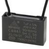 Kondensator rozruchowy do silnika 1µF 450VAC, CBB61, przewody 20 cm, 36 × 11 × 22 mm, EPERS
