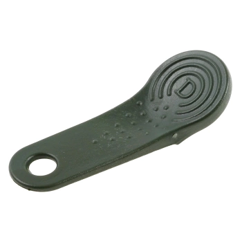 Uchwyt-brelok do pastylki iButton DS1990/DS1990A MicroCan F5, zielony khaki