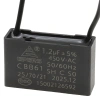 Kondensator rozruchowy do silnika 1,2µF 450VAC, CBB61, przewody 20 cm, 36 × 11 × 22 mm, EPERS